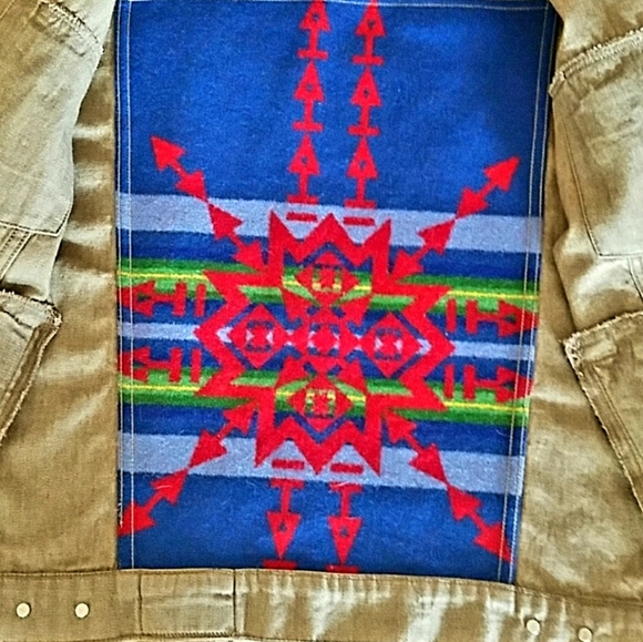 PENDLETON  WOOL LINED DENIM JACKET~NWOT~🎊3XHP🎊 - Picture 5 of 8